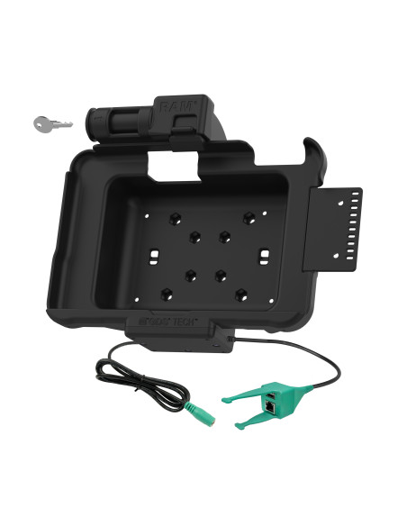 GDS® Key Locking Power + USB-A & RJ45 Dock for Zebra ET5x 8.3" & 8.4"