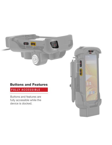 RAM® Key-Locking Form-Fit Powered Dock for Zebra TC73 & TC78 RAM® Key-Locking Form-Fit Powered Dock for Zebra TC73 & TC78