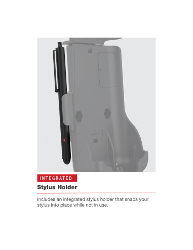 RAM® Key-Locking Form-Fit Powered Dock for Zebra TC73 & TC78