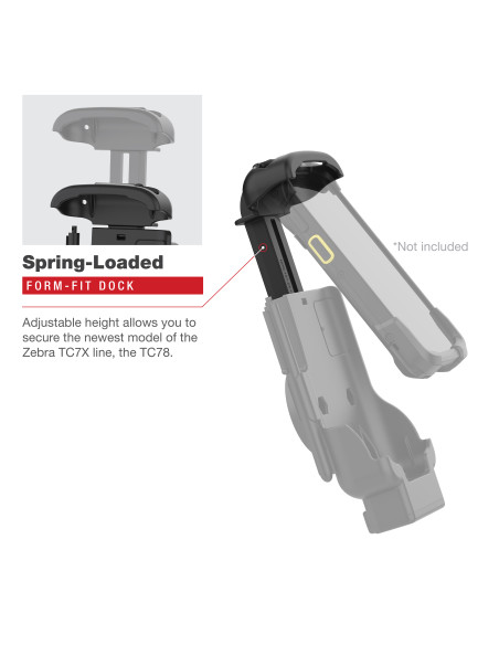 RAM® Key-Locking Form-Fit Holder for Zebra TC73 & TC78 RAM® Key-Locking Form-Fit Holder for Zebra TC73 & TC78