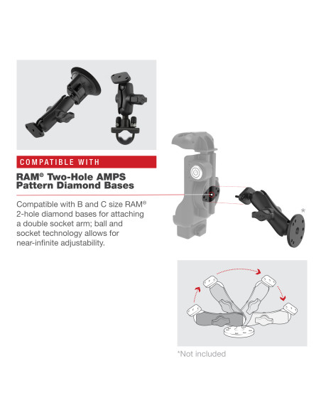 RAM® Key-Locking Form-Fit Holder for Zebra TC73 & TC78 RAM® Key-Locking Form-Fit Holder for Zebra TC73 & TC78