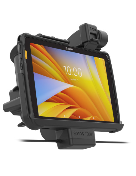 Locking RAM® Tough-DockT Power + Dual USB for Zebra ET4x 10" Tablet Locking RAM® Tough-DockT Power + Dual USB for Zebra ET4x 10" Tablet