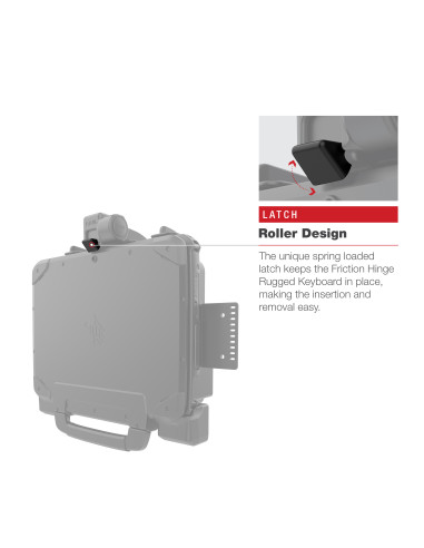 RAM® Form-Fit Holder for Zebra ET8x 2-in-1 Tablet