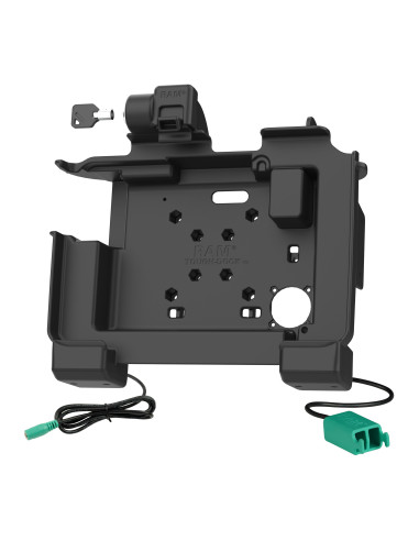 RAM® Power + Dual USB Locking Dock for Zebra ET6x - Heated Pins