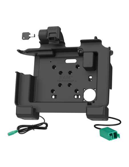 RAM® Power + Dual USB Locking Dock for Zebra ET6x - Heated Pins RAM® Power + Dual USB Locking Dock for Zebra ET6x - Heated Pins