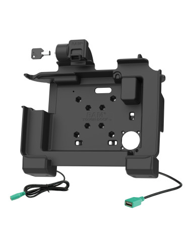 RAM® Power + Data Locking Dock for Zebra ET6x - Heated Pins
