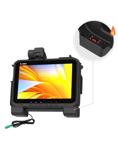 RAM® Powered Dock for Zebra ET6x - Heated Pins RAM® Powered Dock for Zebra ET6x - Heated Pins