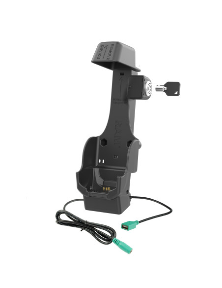 RAM® Locking Powered Dock + Single USB-A for Zebra TC8300 - Heated Pins RAM® Locking Powered Dock + Single USB-A for Zebra TC8300 - Heated Pins