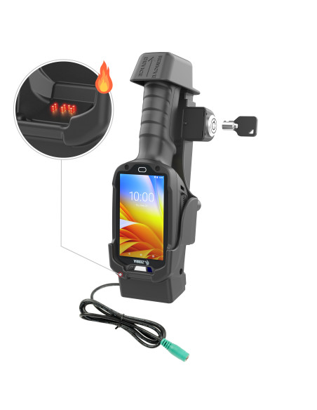 RAM® Locking Powered Dock for Zebra TC8300 - Heated Pins RAM® Locking Powered Dock for Zebra TC8300 - Heated Pins