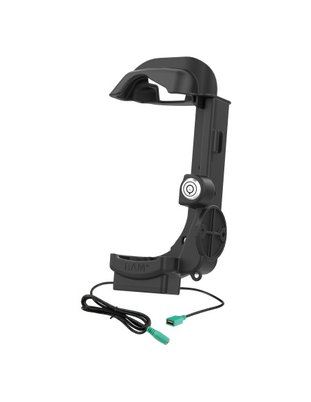 RAM® Locking Powered Dock + USB-A for Zebra MC9400/9300 - Heated Pins RAM® Locking Powered Dock + USB-A for Zebra MC9400/9300 - Heated Pins