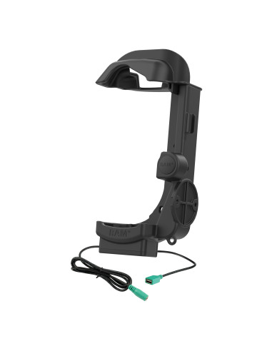 RAM® Powered Dock + Single USB-A for Zebra MC9400 & MC9300