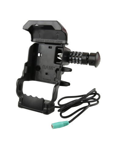 RAM® Combo-Locking Form-Fit Powered Dock for Zebra TC70, 72, 75 & 77