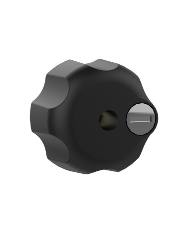 RAM® Key Lock Knob with Brass Insert for B Size Socket Arms