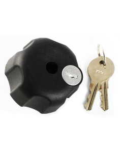 RAM® Key Lock Knob with Steel Insert for Swing Arms 2