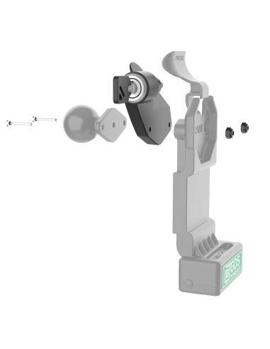 GDS® Uni-ConnT Left Facing Lock Adapter for Snap-In Docks & Holders