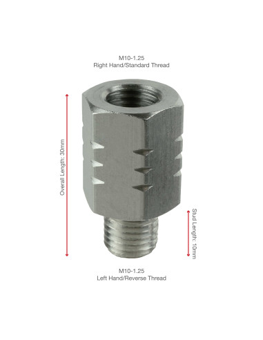 RAM® M10-1.25 Reverse Thread Adapter