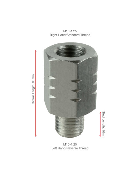 RAM® M10-1.25 Reverse Thread Adapter RAM® M10-1.25 Reverse Thread Adapter