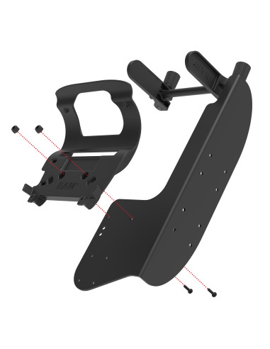 RAM® Printer Mount with Paper Feed for Zebra ZQ630 Series