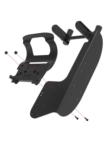 RAM® Printer Mount with Paper Feed for Zebra ZQ630 Series RAM® Printer Mount with Paper Feed for Zebra ZQ630 Series