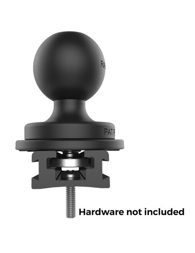 3" Modular Aluminum Black RAM® Tough-TrackT