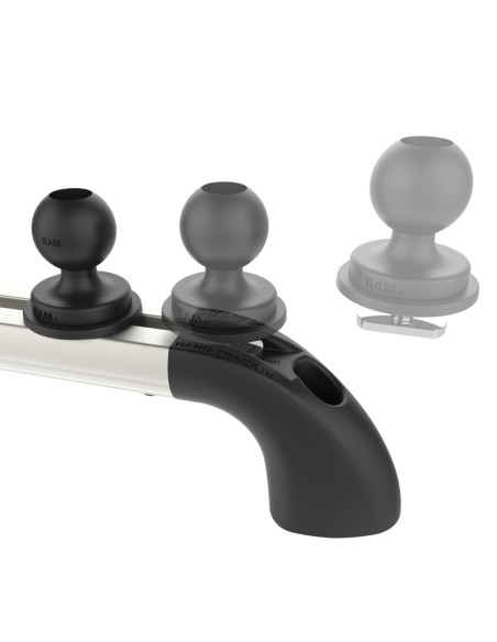 4" RAM® Hand-TrackT with 10" Overall Length