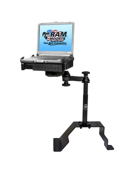 RAM® No-DrillT Laptop Mount for '90-95 Chevy Caprice + More