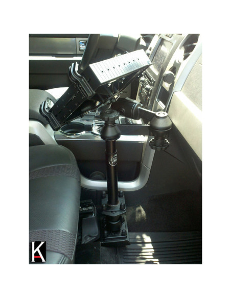 RAM® Laptop Mount with Adjust-A-PoleT for '04-14 Ford F-150 + More
