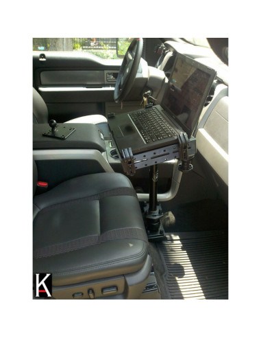RAM® Laptop Mount with Adjust-A-PoleT for '04-14 Ford F-150 + More