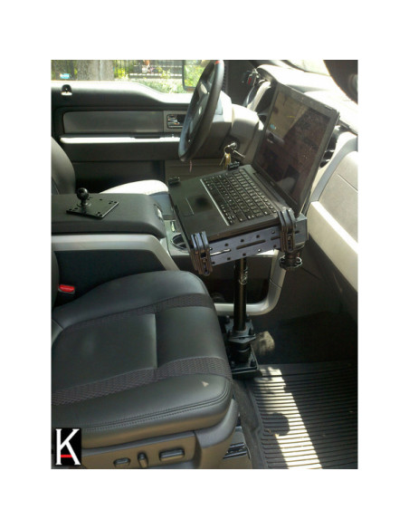RAM® Laptop Mount with Adjust-A-PoleT for '04-14 Ford F-150 + More