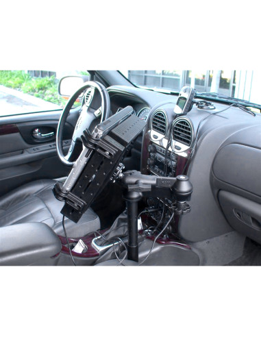 RAM® No-DrillT Laptop Mount for '02-11 Chevy Trailblazer + More