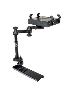RAM® No-DrillT Laptop Mount for '04-11 Chevy Colorado Crew Cab + More 2