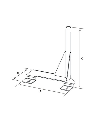 RAM® No-DrillT Vehicle Base for Ford E-Series Van