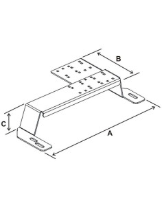 RAM® No-DrillT Vehicle Base for the 94-01 Dodge Ram 1500 + More 2