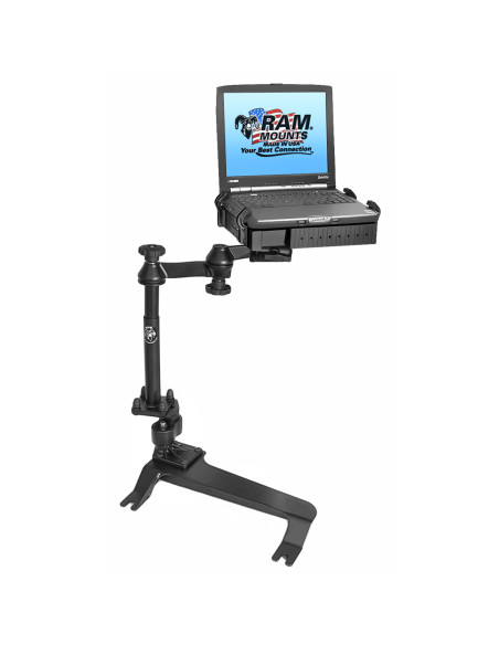RAM® Laptop Mount with Adjust-A-PoleT for '00-06 Chevy Trucks + More