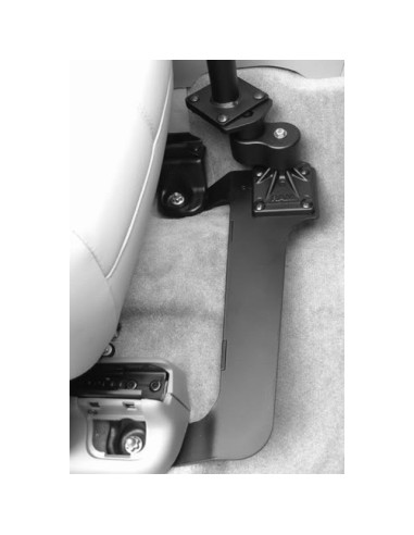 RAM® Laptop Mount with Adjust-A-PoleT for '00-06 Chevy Trucks + More