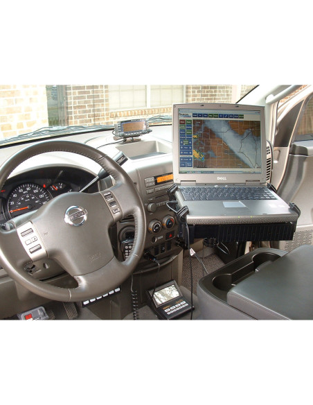 RAM® No-DrillT Laptop Mount for '04-15 Nissan Titan + More