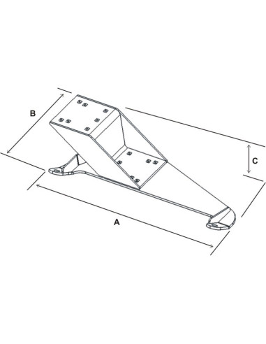 RAM® No-DrillT Vehicle Base for '06-14 Toyota FJ Cruiser