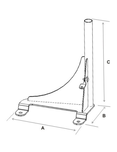RAM® No-DrillT Vehicle Base for '98-25 Express Van, Savana Van + More