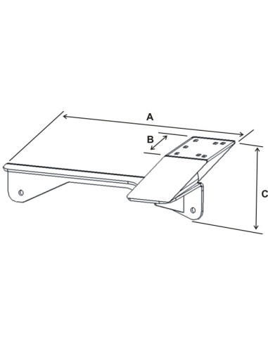 RAM® No-DrillT Vehicle Base for '06-10 Dodge Charger (Non-Police) + More