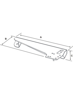 RAM® No-DrillT Laptop Base for '01-12 Ford Escape + More 2