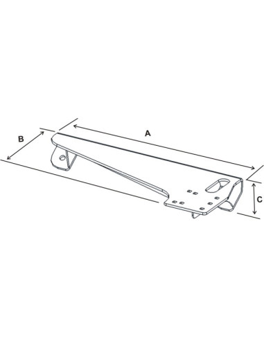 RAM® No-DrillT Laptop Base for '01-12 Ford Escape + More