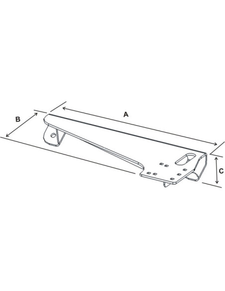 RAM® No-DrillT Laptop Base for '01-12 Ford Escape + More