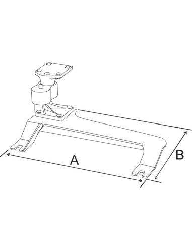 RAM® No-DrillT Vehicle Base for '07-13 Chevrolet Silverado + More