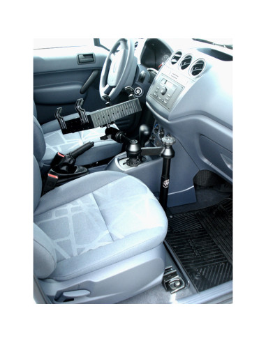RAM® No-DrillT Laptop Mount for '10-13 Ford Transit Connect + More