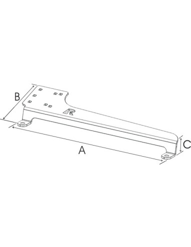 RAM® No-DrillT Vehicle Base for '14-15 Toyota Prius C + More