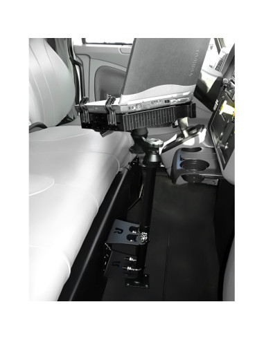 RAM® Vertical 5" Offset Drill-Down Laptop Mount