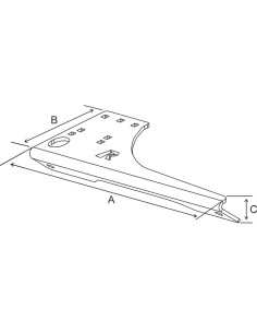 RAM® No-DrillT Vehicle Base for Dodge Durango & Jeep Grand Cherokee 2