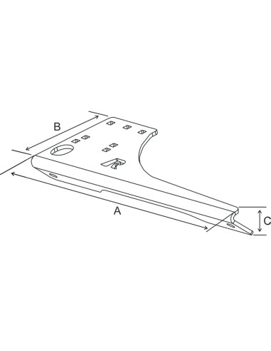 RAM® No-DrillT Vehicle Base for Dodge Durango & Jeep Grand Cherokee