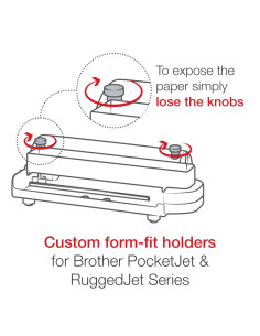 RAM® U-Bolt Mount for Brother PocketJet Series - Long 2