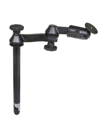 RAM® 12" Upper Pole with Double Swing Arms & Round Plate RAM® 12" Upper Pole with Double Swing Arms & Round Plate